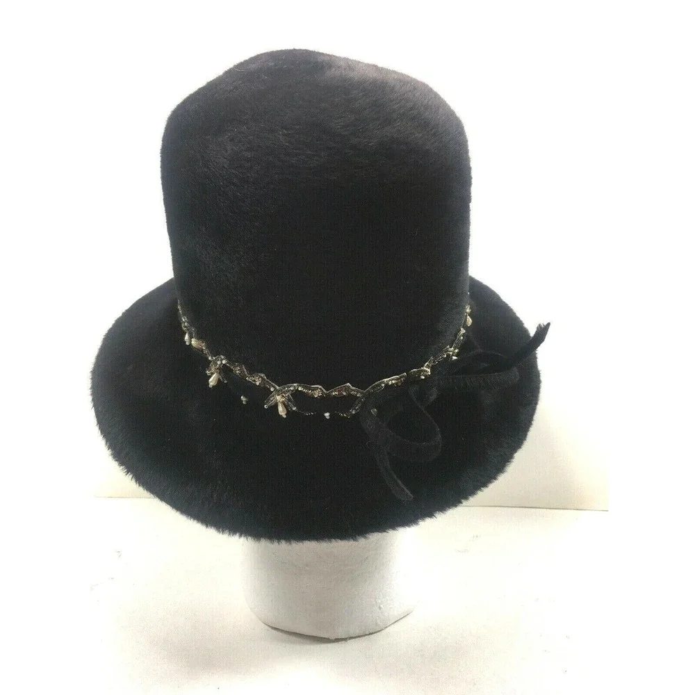 Vintage Coralie Women's Fur Hat Union Made 16010 USA Imported‎ Italy